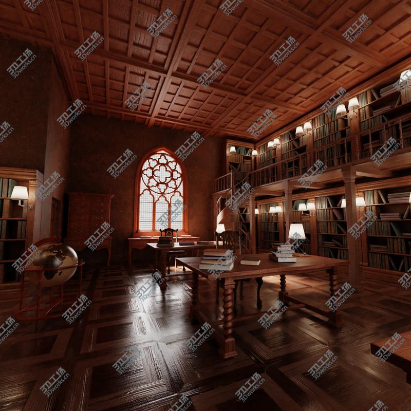 images/goods_img/20210114/3D Old Library model/1.jpg